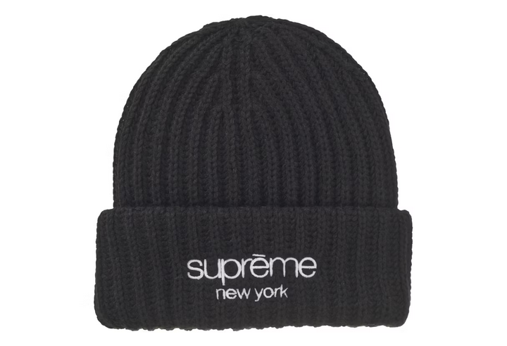 SUPREME RIBBED BEANIE