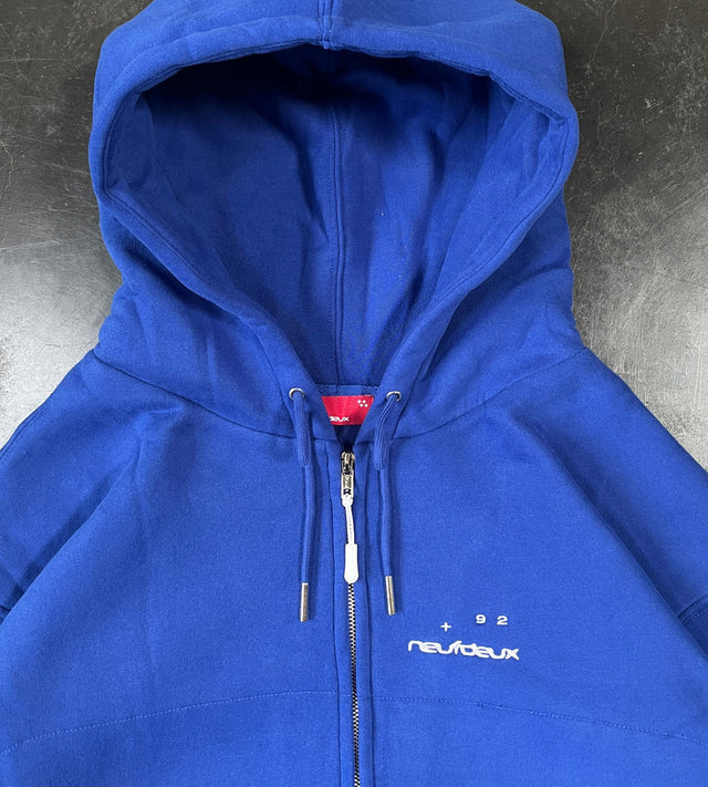 NEUFDEUX SUNDER ZIPHOODIE BLUE