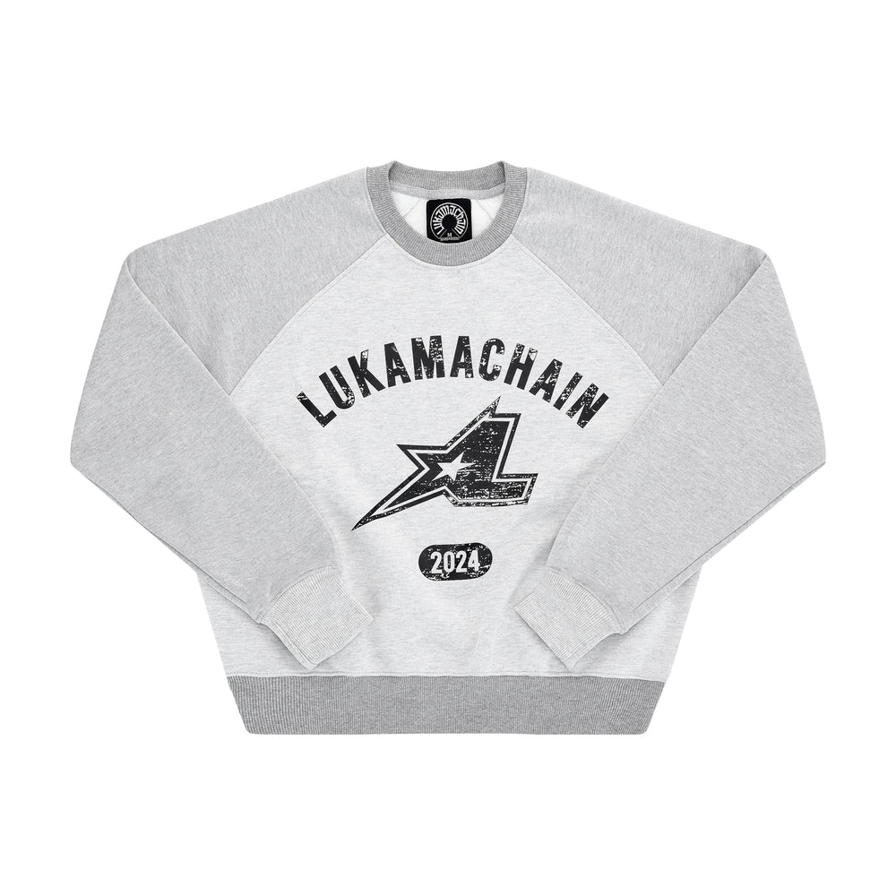 LUKAMACHAIN 24 GREY SWEATER