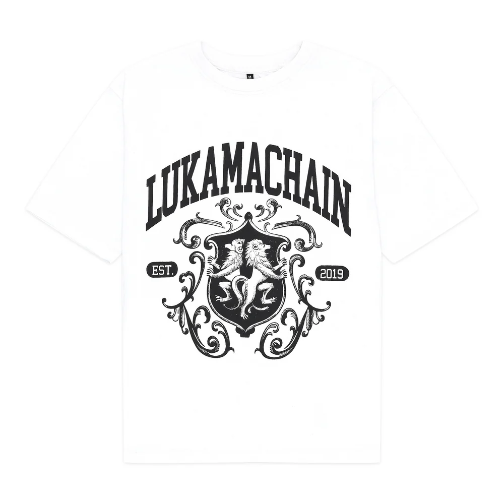 LUKAMACHAIN ATHLETIC TEE WHITE