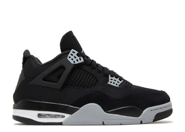 JORDAN 4 RETRO SE BLACK CANVAS