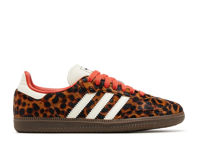 ADIDAS SAMBA PRELOVED RED LEOPARD