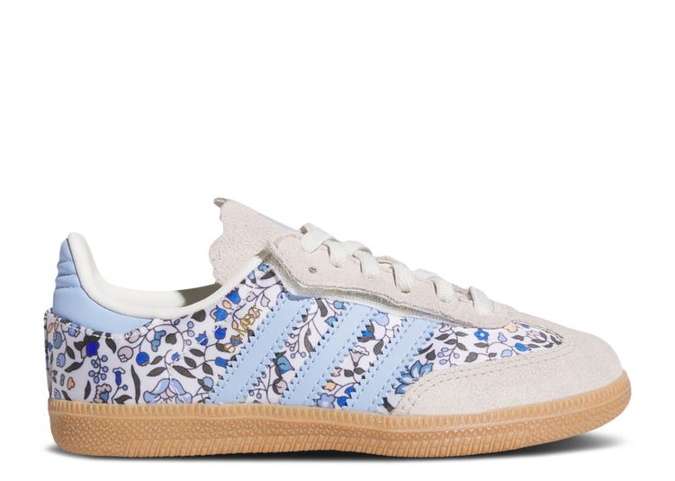 ADIDAS SAMBA FLORAL BLUE