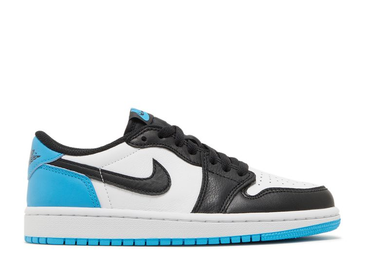 JORDAN 1 RETRO LOW OG BLACK DARK POWER BLUE