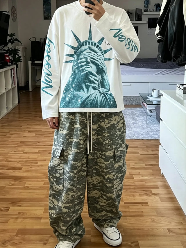 LIBERTY BLINDED LONGSLEEVE WHITE