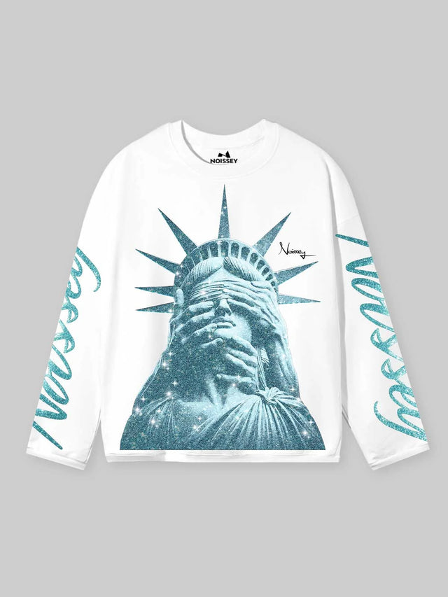 LIBERTY BLINDED LONGSLEEVE WHITE