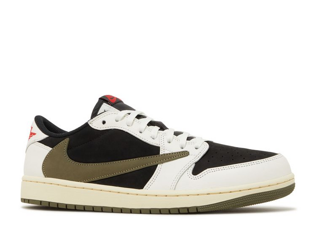 JORDAN 1 LOW x TRAVIS SCOTT OLIVE