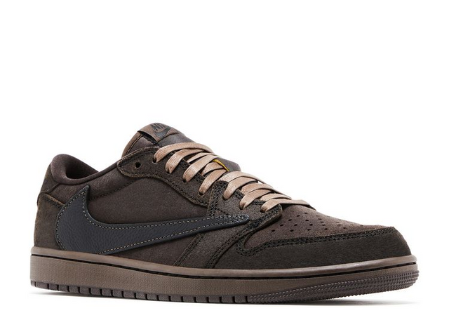 JORDAN 1 LOW TRAVIS SCOTT VELVET BROWN
