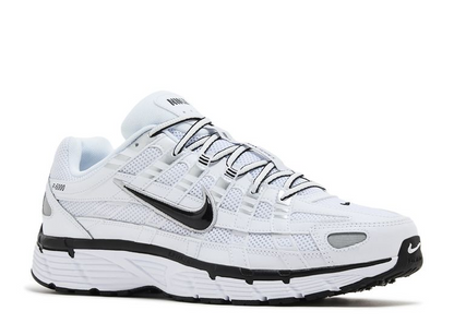 NIKE P-6000 WHITE METALLIC SILVER BLACK
