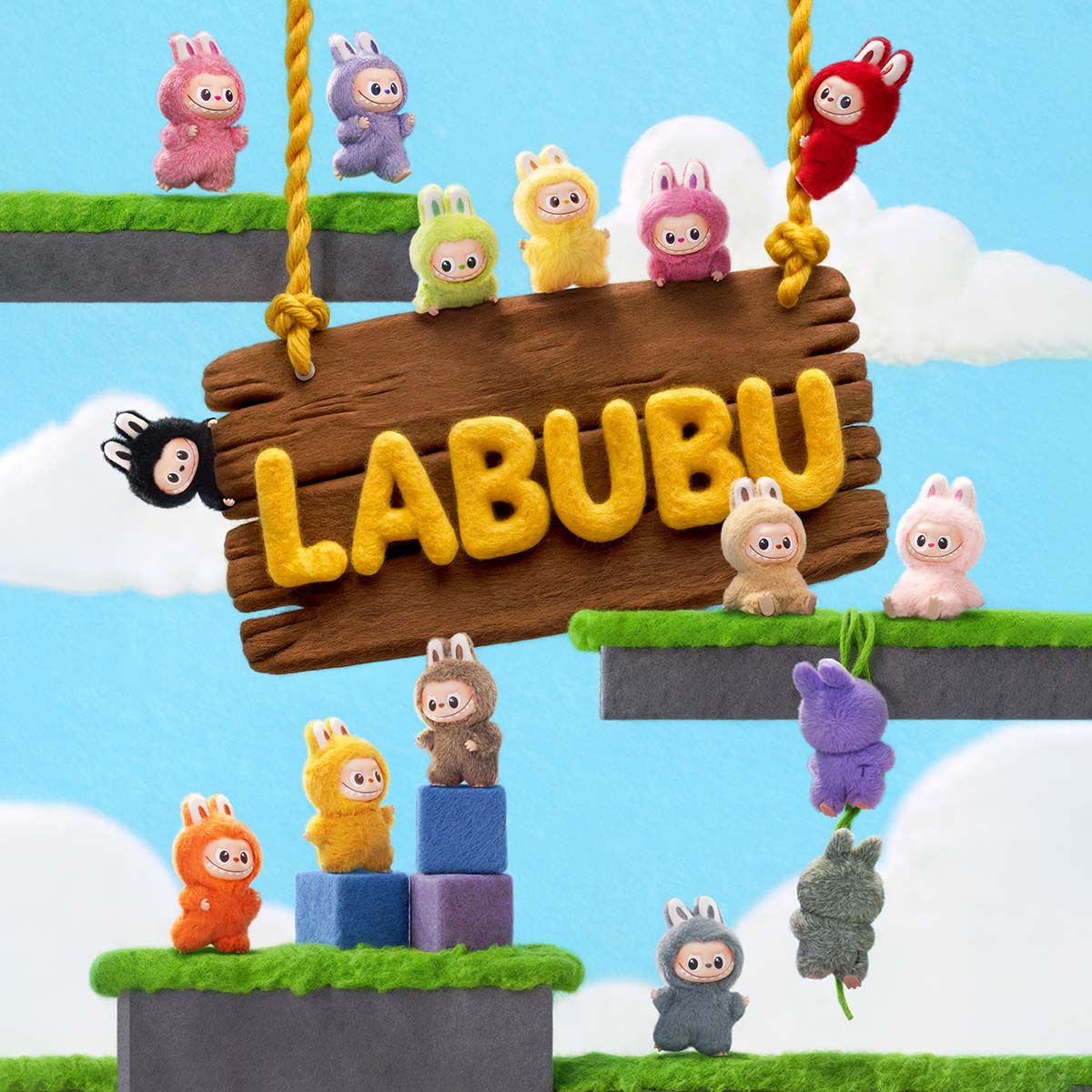 POP MART LABUBU PIN FOR LOVE SINGLE BLIND BOX (A-M)