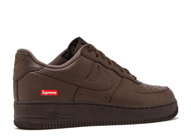 NIKE AIR FORCE 1 SUPREME BAROQUE BROWN