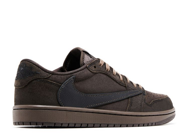 JORDAN 1 LOW TRAVIS SCOTT VELVET BROWN