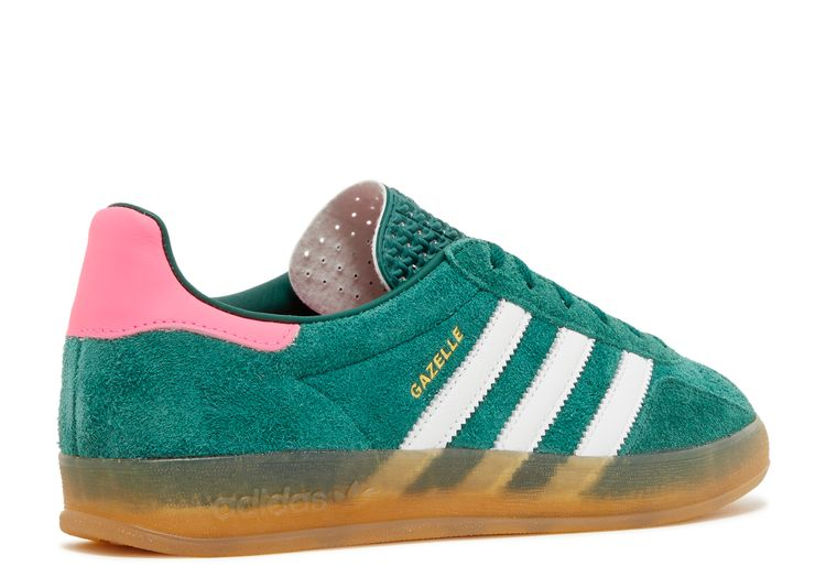 ADIDAS GAZELLE INDOOR GREEN LUCID PINK