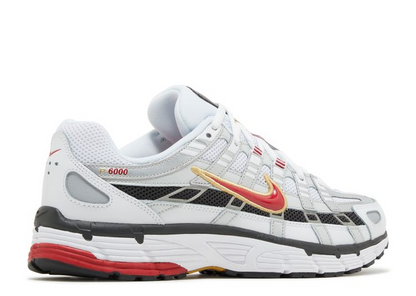 NIKE P-6000 PLATINUM VARSITY RED