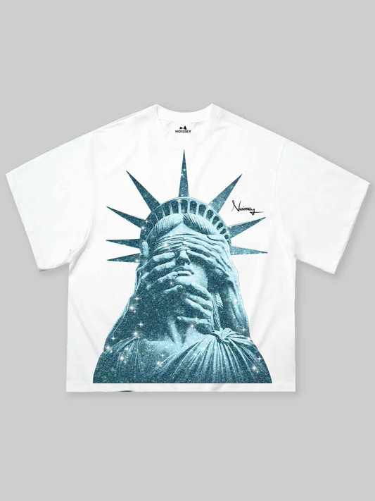 LIBERTY STATUE BOXY T-SHIRT