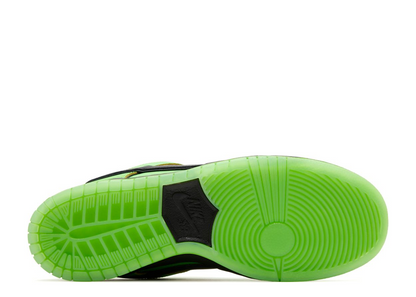 NIKE SB DUNK LOW POWERPUFF GIRLS BUTTERCUP