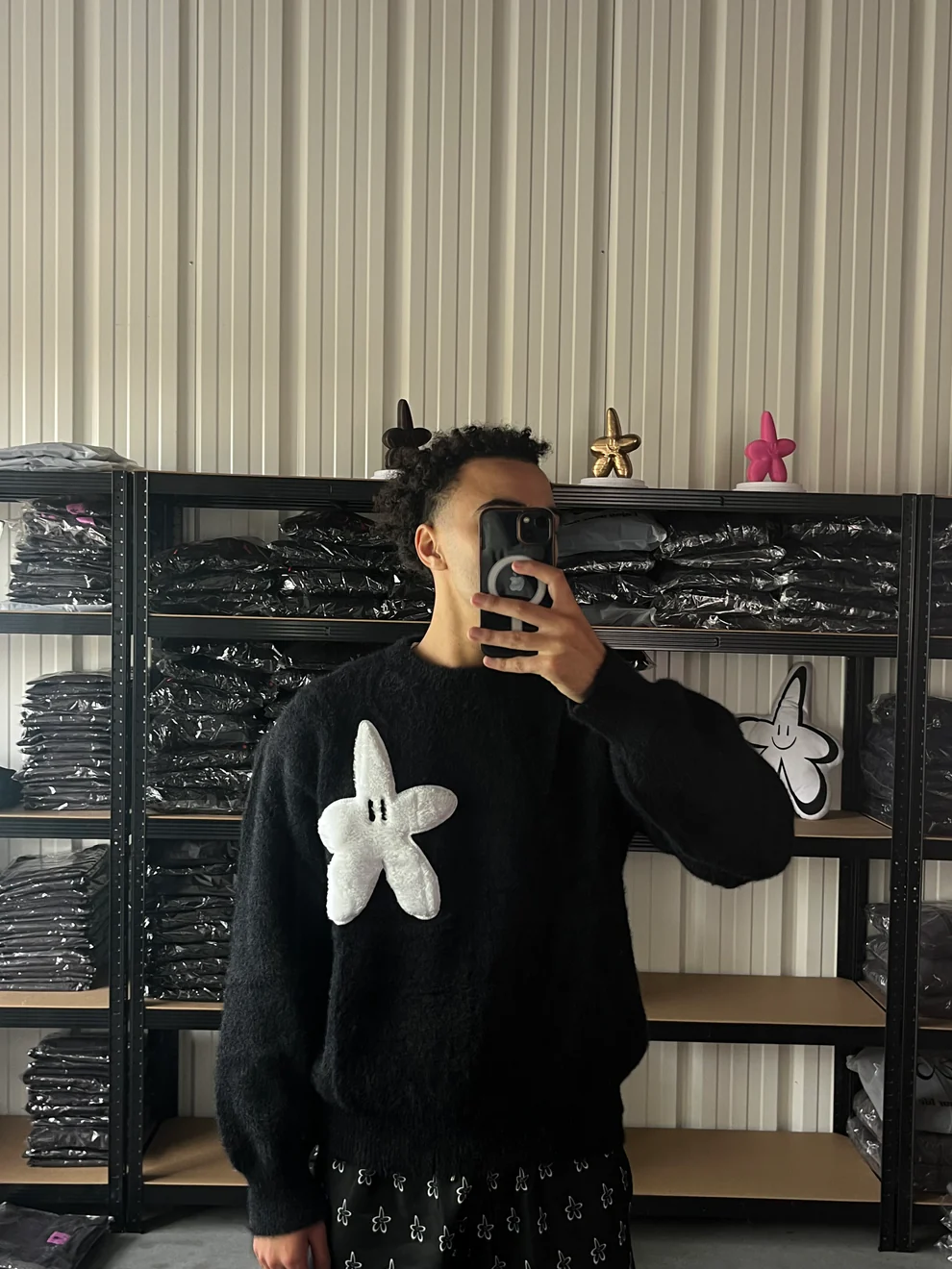 FLOR FANTASTY KNIT MOHAIR PHANTOM