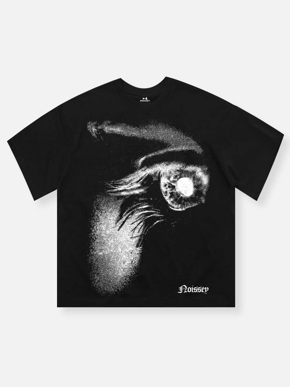 BLACK WHITE EYE T-SHIRT