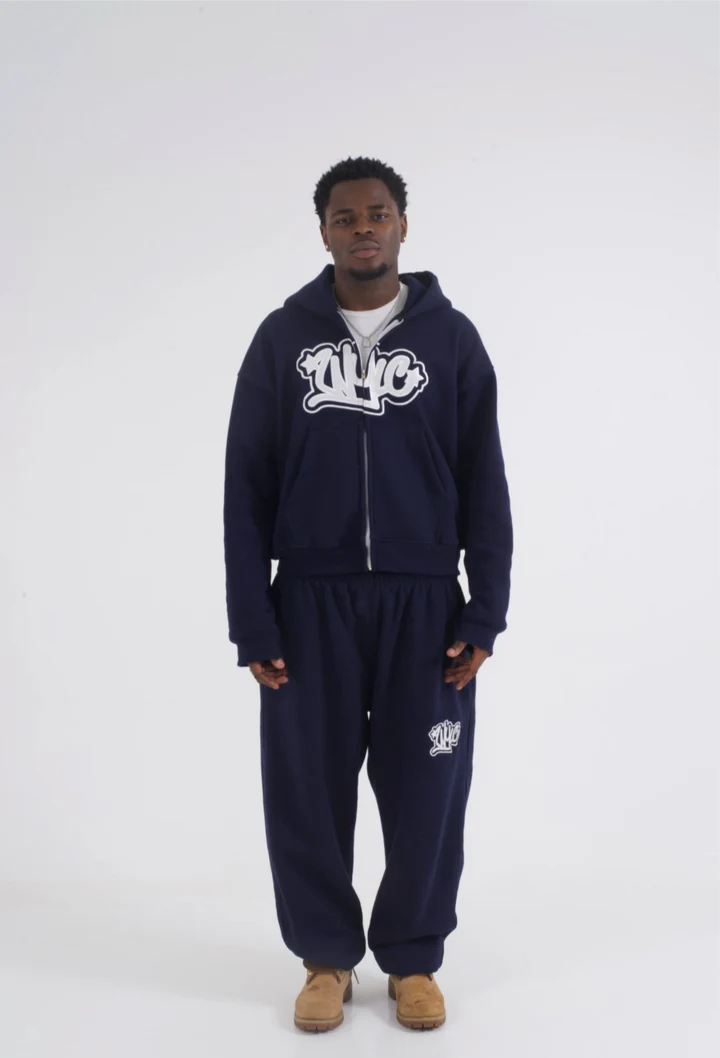 WAYLOWCITY NAVY ZIP UP