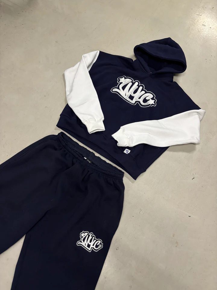 WAYLOWCITY NAVY HOODIE