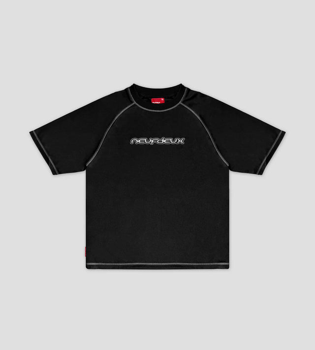 NEUFDEUX VENTILATION TEE BLACK