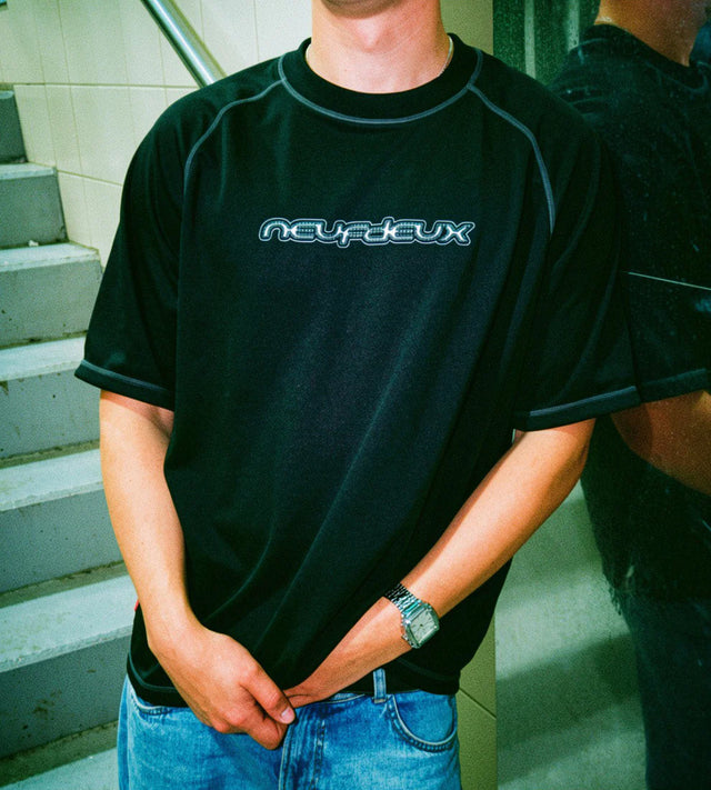 NEUFDEUX VENTILATION TEE BLACK