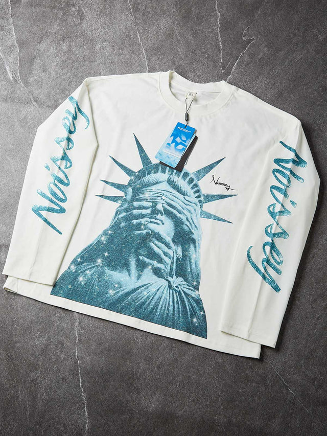 LIBERTY BLINDED LONGSLEEVE WHITE