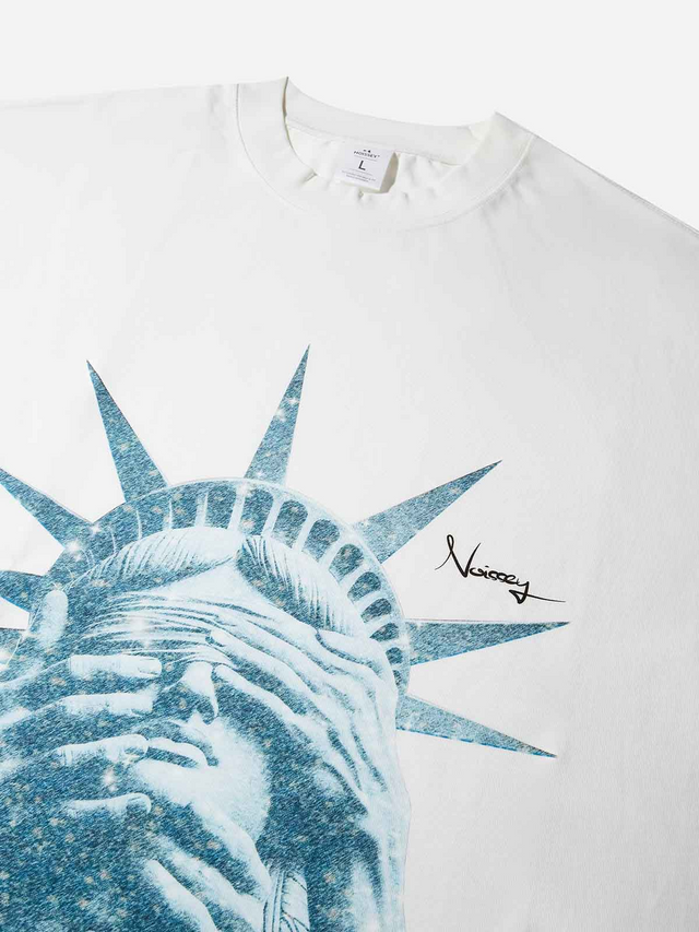 LIBERTY STATUE BOXY T-SHIRT