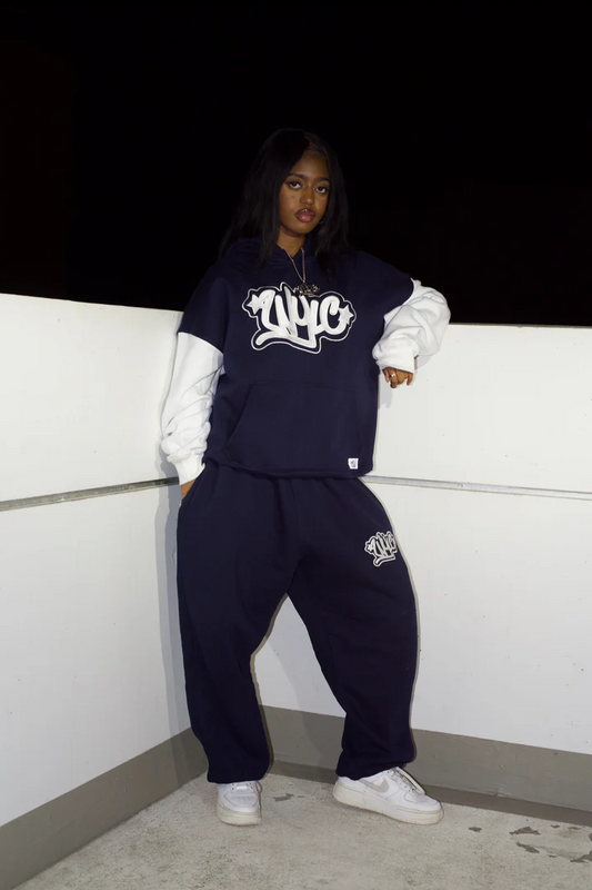 WAYLOWCITY NAVY HOODIE