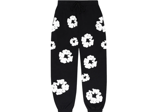 DENIM TEARS THE COTTON WREATH PANTS BLACK