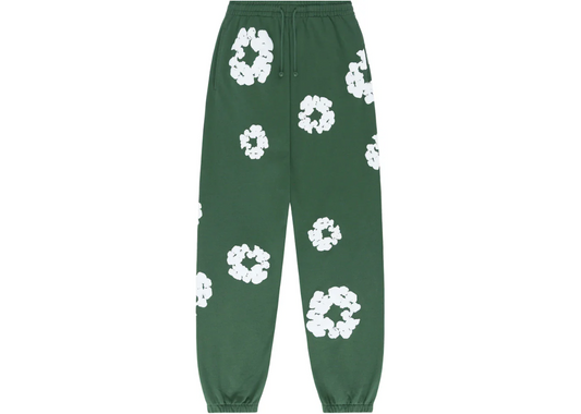 DENIM TEARS THE COTTON WREATH PANTS GREEN