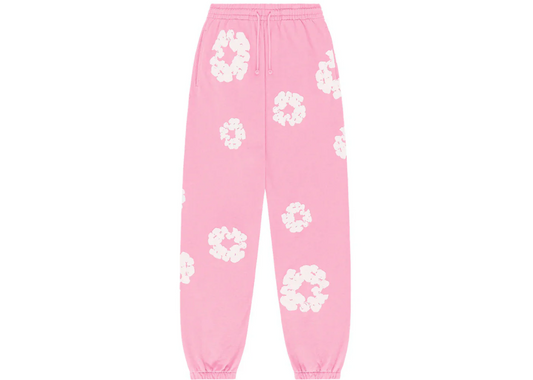 DENIM TEARS THE COTTON WREATH PANTS PINK