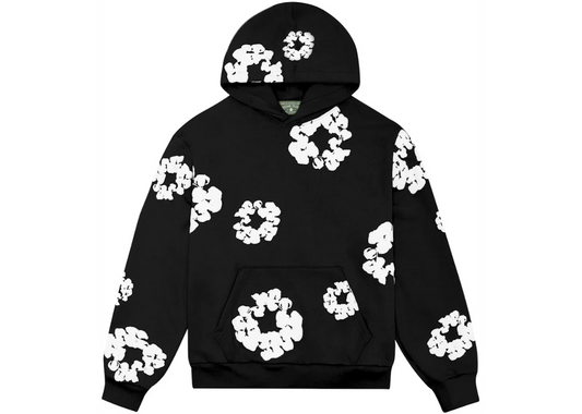 DENIM TEARS THE COTTON WREATH HOODIE BLACK