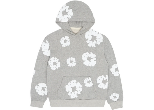 DENIM TEARS THE COTTON WREATH HOODIE GREY