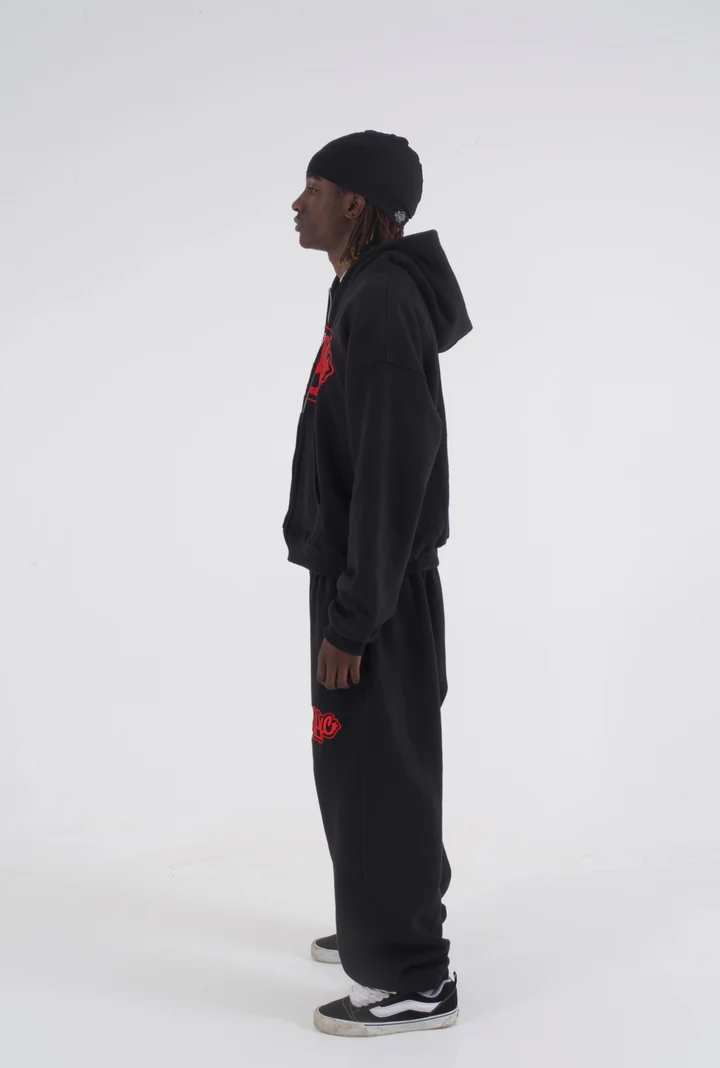 WAYLOWCITY BLACK RED PANTS