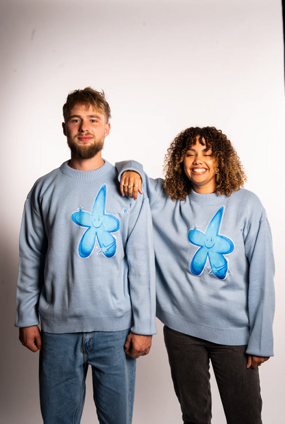 FLOR FANTASTY BLUE KNITWEAR