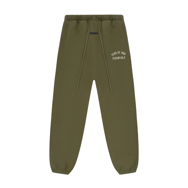 FEAR OF GOD ESSENTIALS PANTS MILITARY GREEN