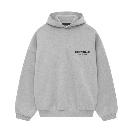 FEAR OF GOD ESSENTIALS HOODIE LIGHT HEATHER GREY