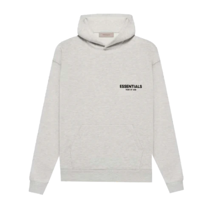 FEAR OF GOD ESSENTIALS HOODIE LIGHT OATMEAL