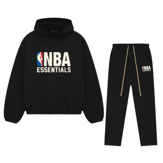 FEAR OF GOD ESSENTIALS NBA BLACK FULL SET