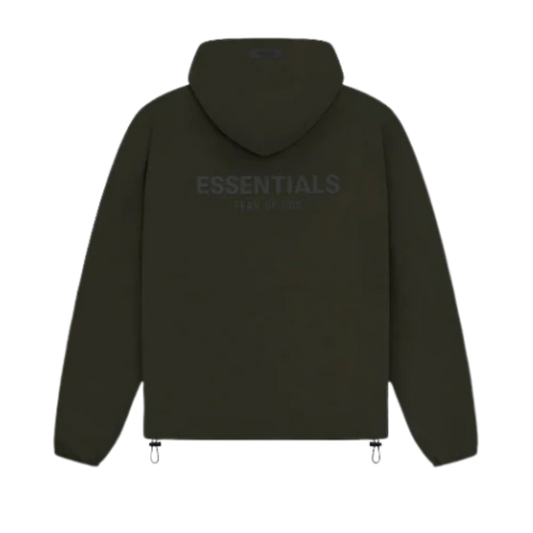 FEAR OF GOD ESSENTIALS JACKET OFF BLACK