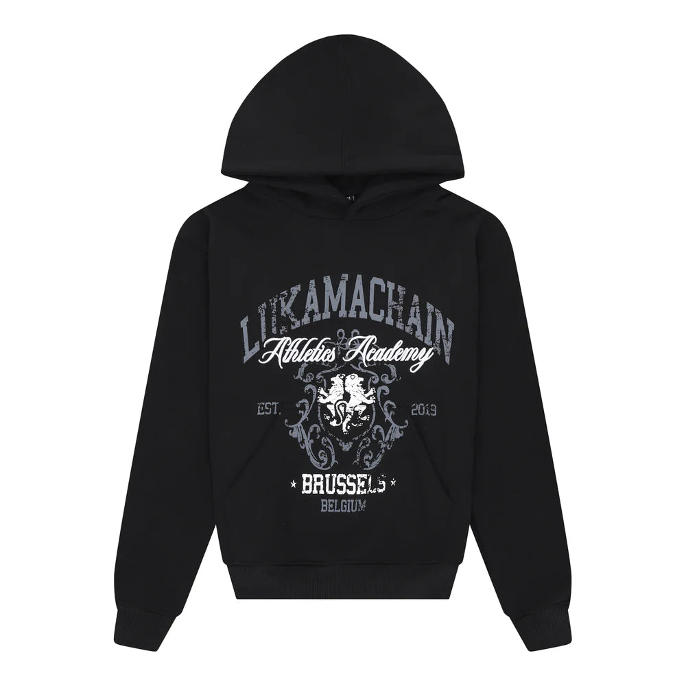 LUKAMACHAIN BRUSSELS HOODIE BLACK