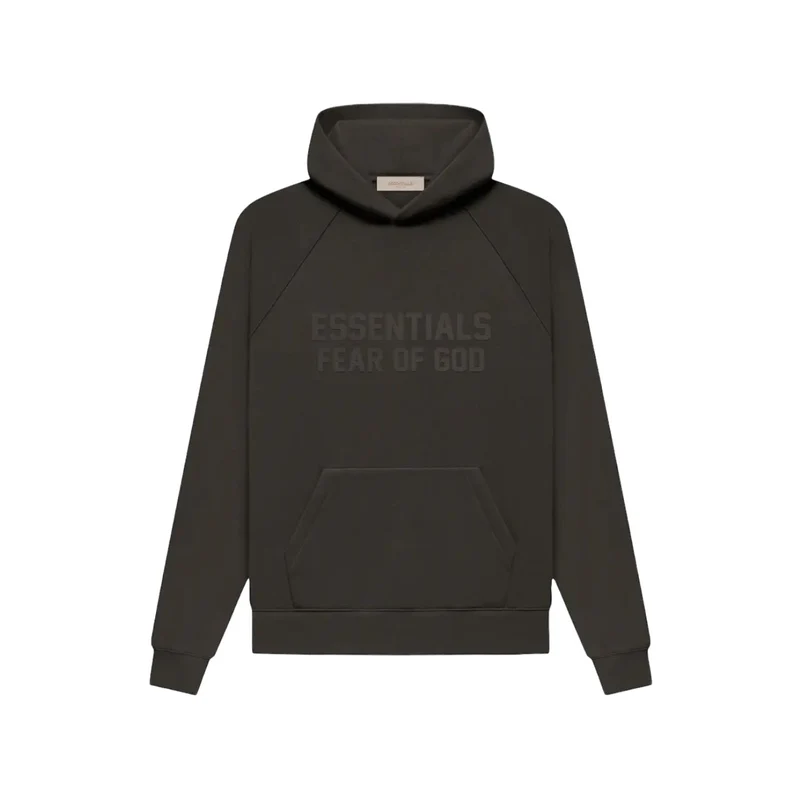 FEAR OF GOD ESSENTIALS OFF BLACK HOODIE