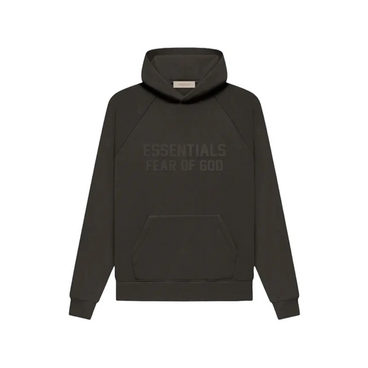 FEAR OF GOD ESSENTIALS OFF BLACK HOODIE