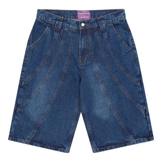 LUKAMACHAIN PANEL JORTS BLUE