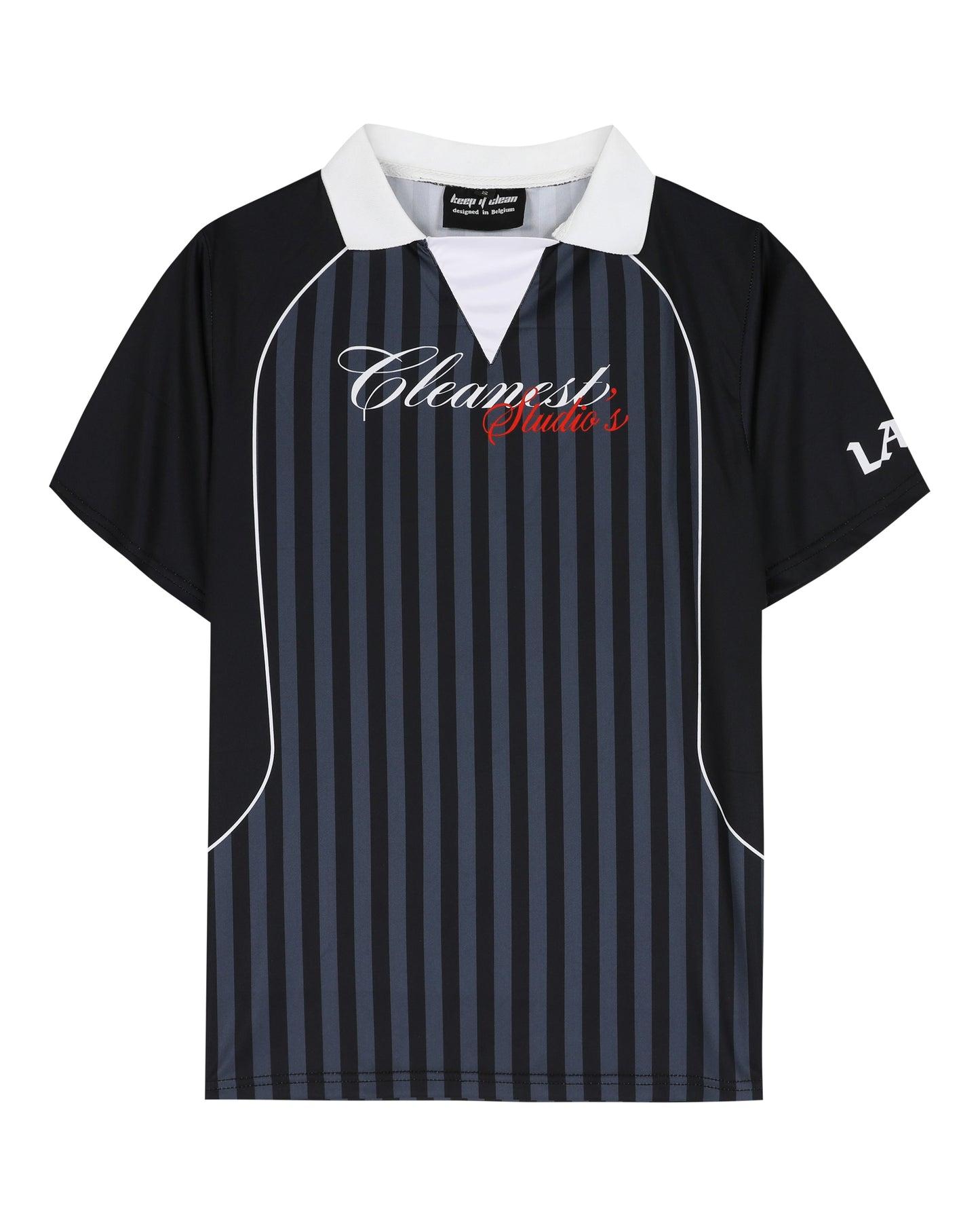 KEEP IT CLEAN BLACK SOCCER JERSEY