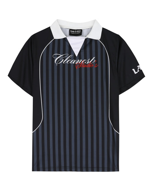 KEEP IT CLEAN BLACK SOCCER JERSEY