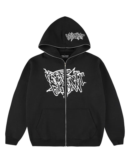 KEEP IT CLEAN STREETCODE FULL ZIPPER BLACK