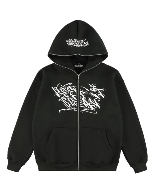 KEEP IT CLEAN SIXT SENSE FULL ZIPPER BLACK