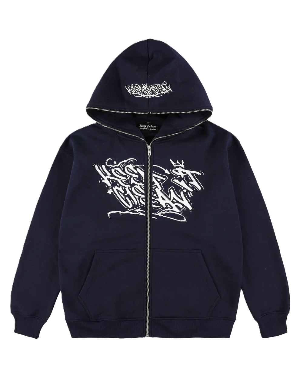 KEEP IT CLEAN SIXT SENSE FULL ZIPPER NAVY